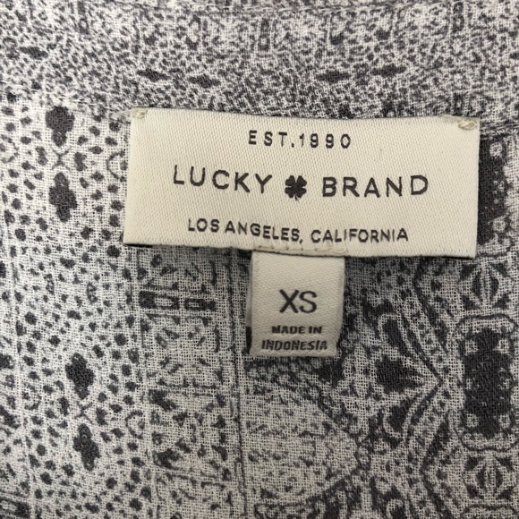 COPY - Lucky Brand Top. Size Extra Small - Picture 3 of 3